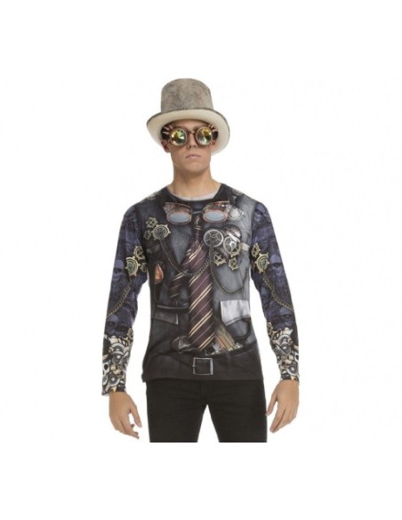 DISFRAZ CAMISETA STEAMPUNK M