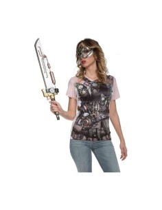 DISFRAZ CAMISETA STEAMPUNK MUJER T. M