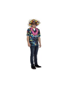 DISFRAZ CAMISETA HAWAIANO T.S 2