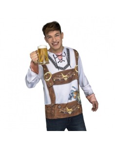 DISFRAZ CAMISETA TIROLES OCTOBERFEST T.L