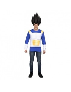 DISFRAZ CAMISETA VEGETA DRAGON BALL IMPR