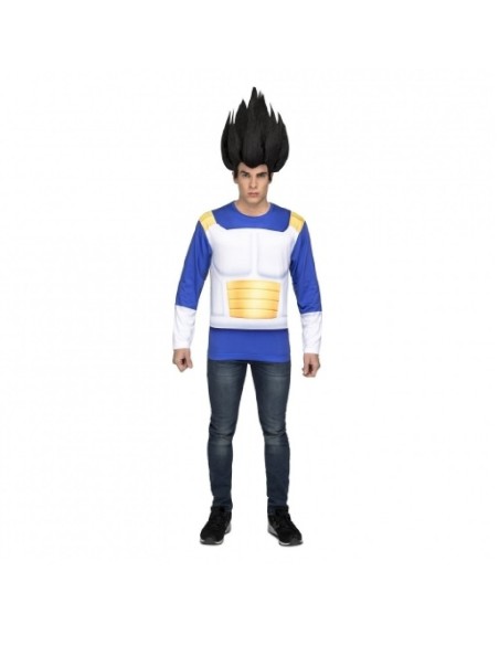DISFRAZ CAMISETA VEGETA DRAGON BALL IMPR