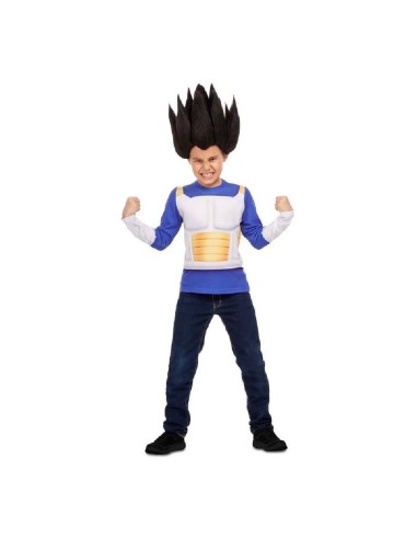 DISFRAZ CAMISETA VEGETA DRAGON BALL IMPR