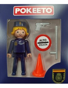 POKEETO FIGURA POLICIA NACIONAL MUJER