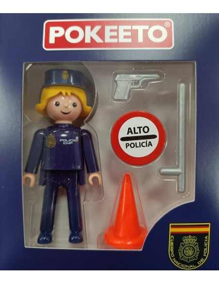 POKEETO FIGURA POLICIA NACIONAL MUJER