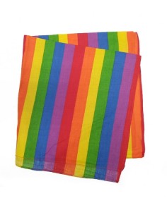 PAÑUELO ARCOIRIS ORGULLO LGTBI 53X53CM