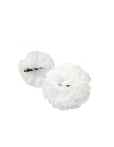 CLAVEL BLANCO PEQUEÑO CON PINZA