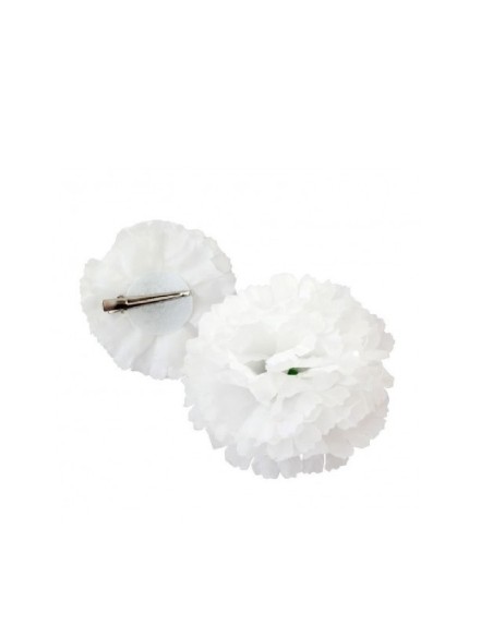 CLAVEL BLANCO PEQUEÑO CON PINZA