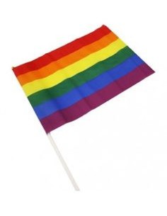 BANDERA ARCOIRIS ARGULLO LGTBI PEQ.