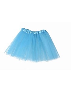 TUTU INFANTIL AZUL CLARO CELESTE 30 CM