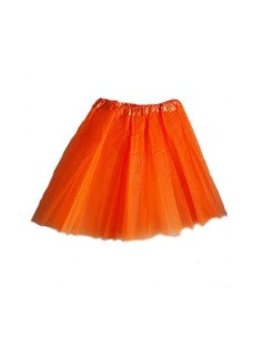 TUTU INFANTIL NARANJA 30 CM