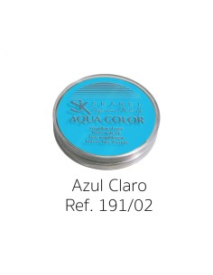 MAQUILLAJE AL AGUA AZUL CLARO PROFESIONA