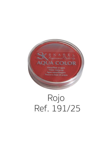 MAQUILLAJE AL AGUA ROJO PROFESIONAL 15G