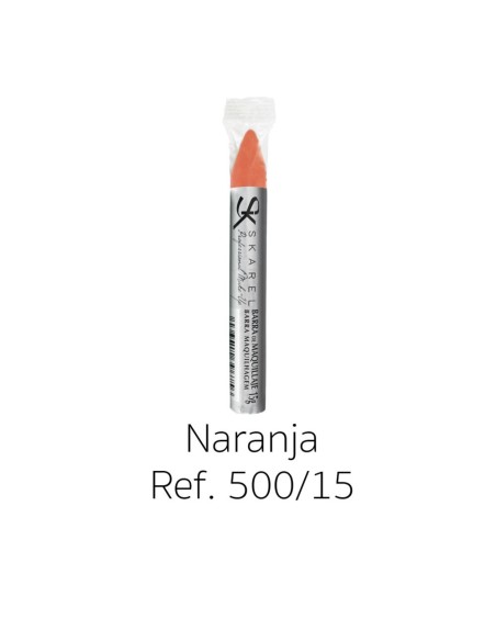 BARRAS MAQUILLAJE NARANJA 14X110 MM