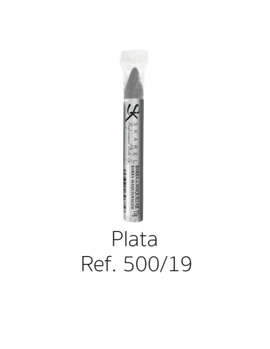 BARRA MAQUILLAJE PLATA 14X110MM