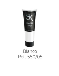 TUBO MAQUILLAJE BLANCO AL AGUA 30 ML