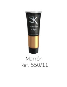 TUBO MAQUILLAJE MARRON AL AGUA 30 ML