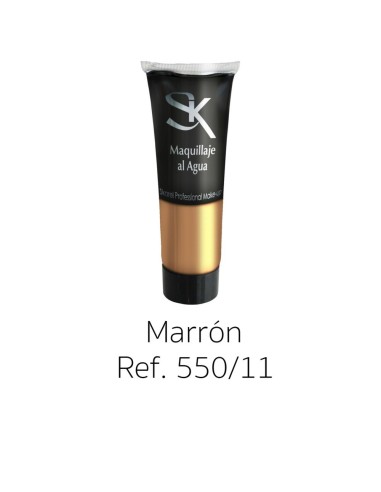 TUBO MAQUILLAJE MARRON AL AGUA 30 ML