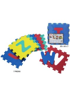 PUZZLE EVA 7 PCS LETRAS