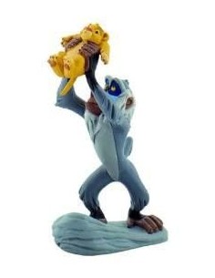FIGURA RAFIKI CON SIMBA ( EL REY LEON )