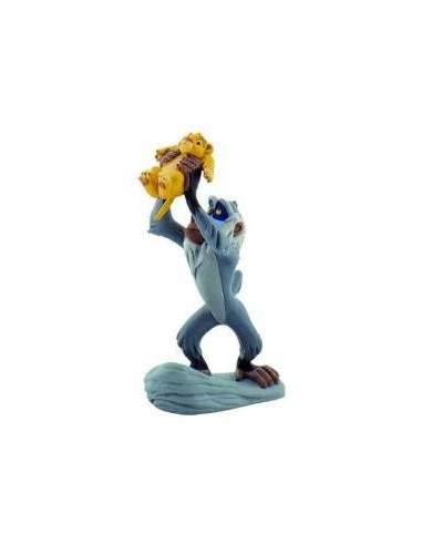 FIGURA RAFIKI CON SIMBA ( EL REY LEON )