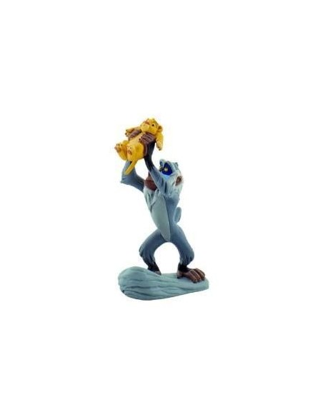 FIGURA RAFIKI CON SIMBA ( EL REY LEON )