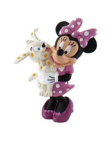 FIGURA MINNIE CON CACHORRO 15329