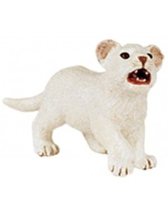 FIGURA CRIA LEON BLANCO ( PAPO )