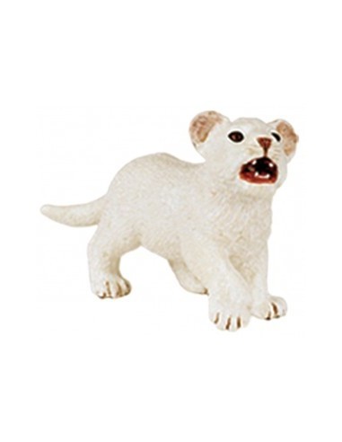 FIGURA CRIA LEON BLANCO ( PAPO )