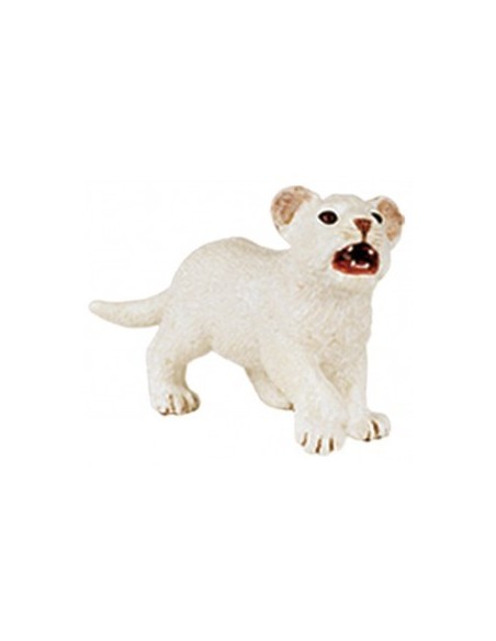 FIGURA CRIA LEON BLANCO ( PAPO )