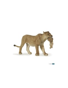 FIGURA LEONA CON CACHORRO  ( PAPO ) 2