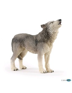 FIGURA LOBO AULLANDO ( PAPO )