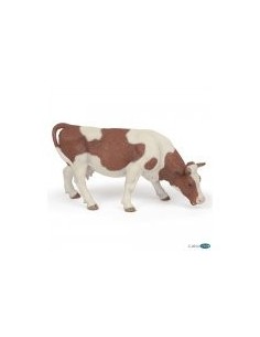 FIGURA VACA SIMMENTAL PASTANDO ( PAPO )