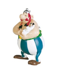FIGURA OBELIX CON IDEFIX ( PLASTOY  ASTE