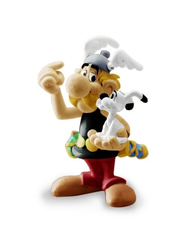 FIGURA ASTERIX LLEVANDO A IDEAFIX ( PLAS