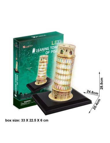 PUZZLE 3D TORRE PISA LEDS 15 PCS
