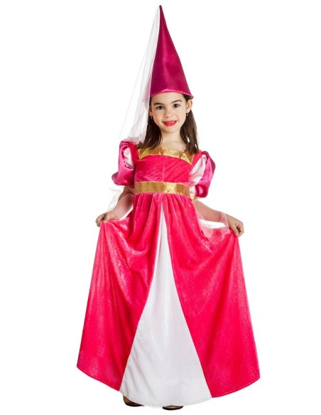 DISFRAZ PRINCESA MEDIEVAL T 7-9