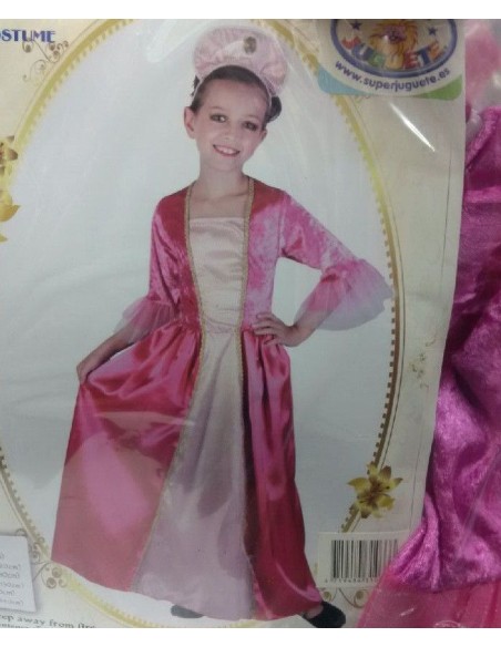 DISFRAZ  PRINCESA FUXIA 4-6 AÑOS
