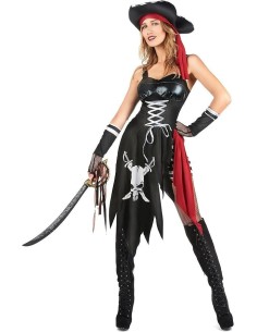 DISFRAZ ADULTO PIRATA CHICA SOMBRERO 2