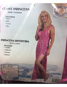 DISFRAZ ADULTO CHICO PRINCESA DIVERTIDA