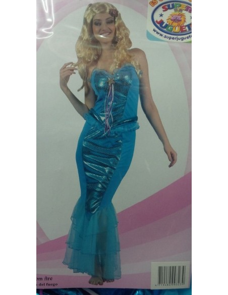 DISFRAZ ADULTO SIRENA