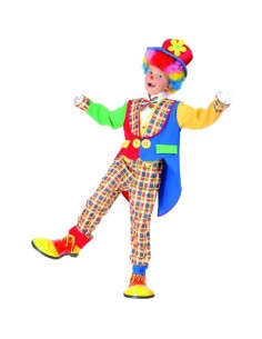 DISFRAZ  PAYASO CUADROS 7-9 AÑOS