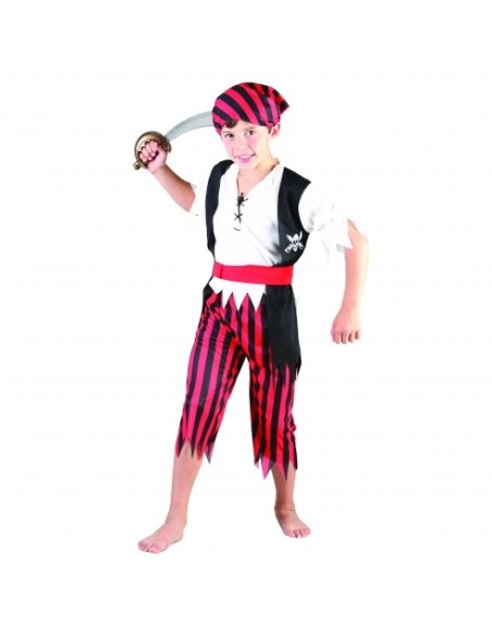 DISFRAZ  PIRATA RAYAS 7-9 AÑOS