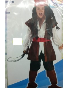 DISFRAZ  PIRATA 7-9 AÑOS