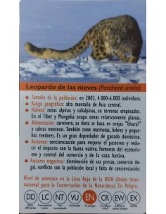FIGURA LEOPARDO DE LAS NIEVES