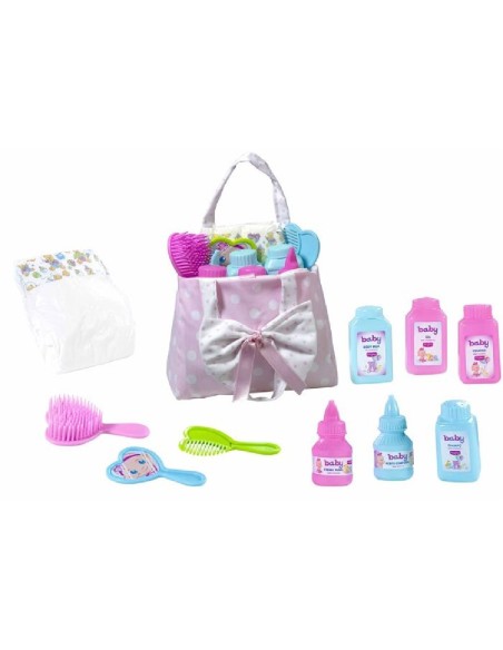 NECESER CON ACCESORIOS PARA MUÑECOS