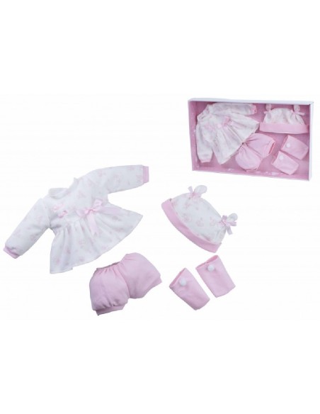 VESTIDO PARA BEBE REBORN POLOLO Y CAMISE
