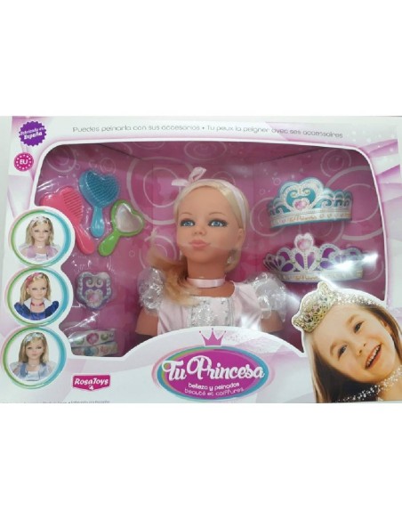 BUSTO TU PRINCESA ROSA -  BELLEZA Y PEIN