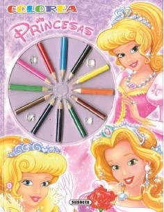 LIBRO COLOREA PRINCESAS