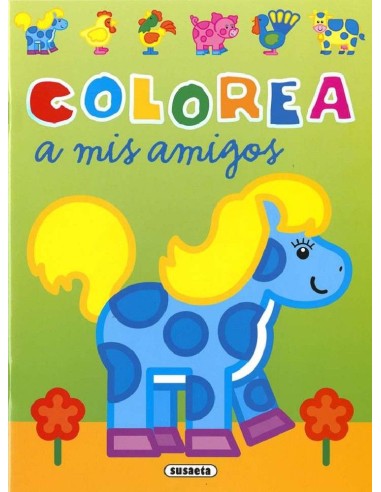 LIBRO COLOREA A MIS AMIGOS